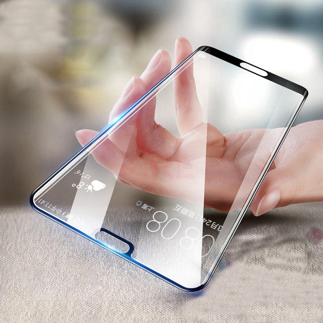 BAKEEY 3D gebogen rand Anti-Explosie Volledige Cover Gehard Glas Screen Protector voor Huawei P20 Pr