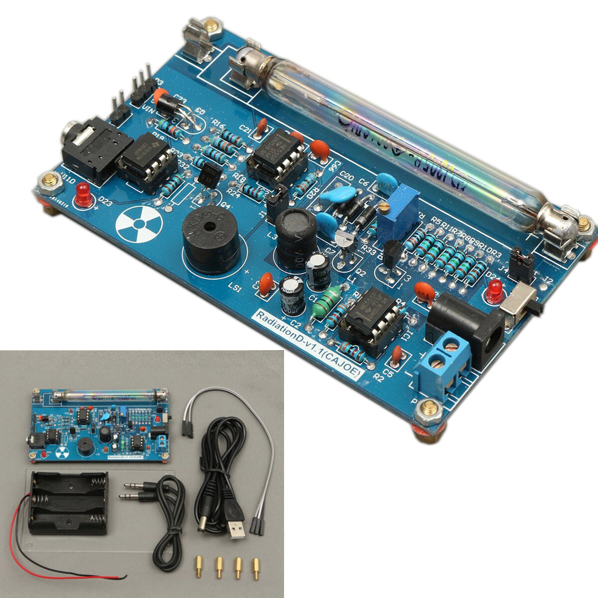 Geekcreit تجميعها DIY Geiger Counter Kit وحدة ميلر أنبوب GM أنبوب كاشف الإشعاع النووي Geekcreit لـ Arduino - المنتجات ال