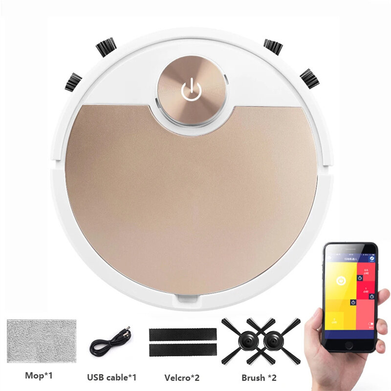 

ES300 Robot Vacuum Cleaner Smart Remote Control APP Wireless Cleaning Wet and Dry For Home 3 in 1 Smart Household Applia