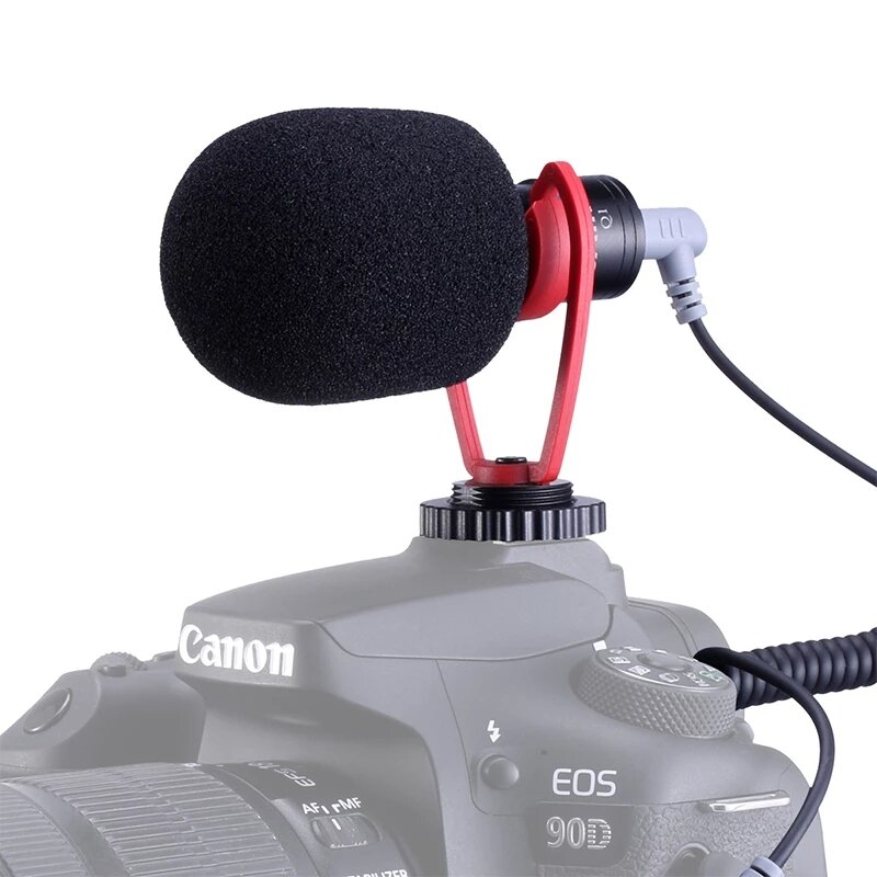 

SAIREN Q1 Video Microphone On-Camera Mini Condenser Recording Interview Vlog Mic for Phone DSLR Osmo Pocket Mobile