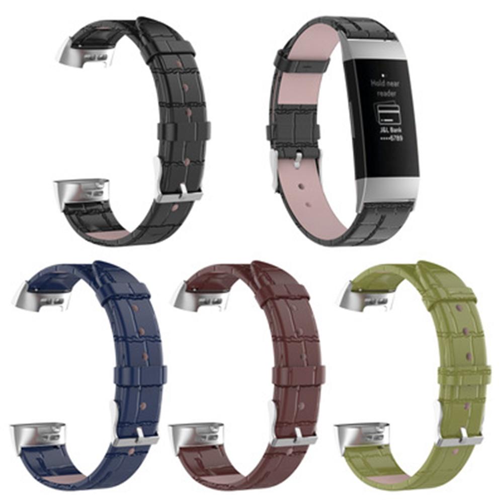 

Bakeey Запасные кожаные часы Стандарты Ремень для смарт-часов Fitbit Charge 3