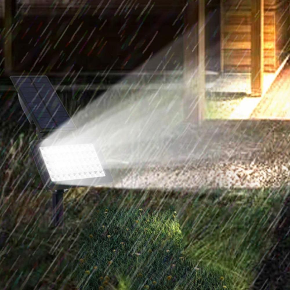Image of 2W Solarbetriebene 50 LED Landschaft Spot Licht Outdoor Garten IP44 Wasserdichte Rasen Lampe