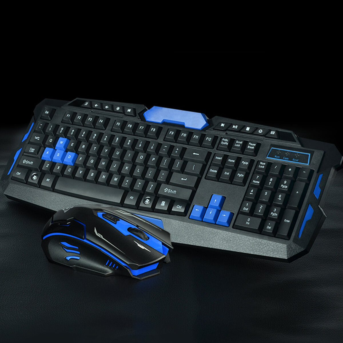 New Wireless 2.4G Gaming keyboard and Mouse Set For Computer PC Multimedia Gamer 