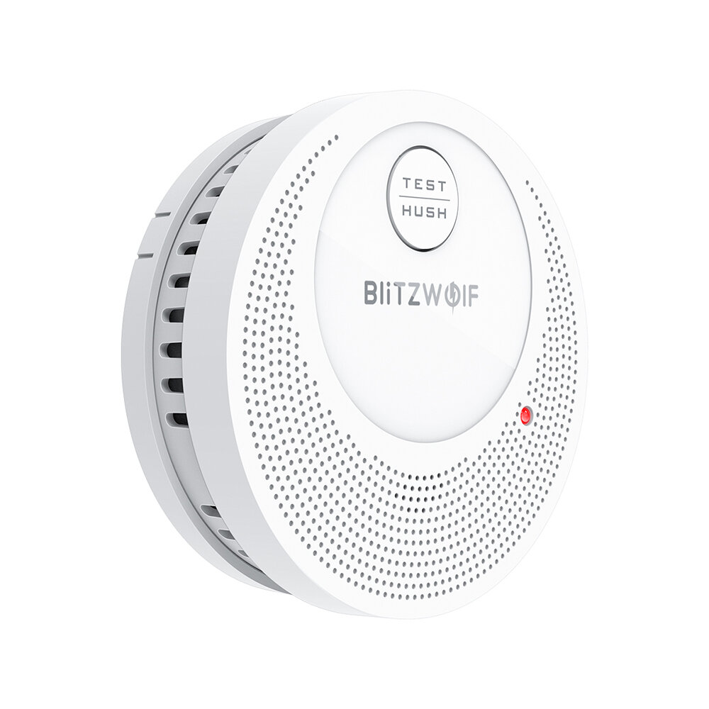 BlitzWolf® BW-OS1 Stand-alone Smoke Detector Rechargeable Fire Alarm Sensor
