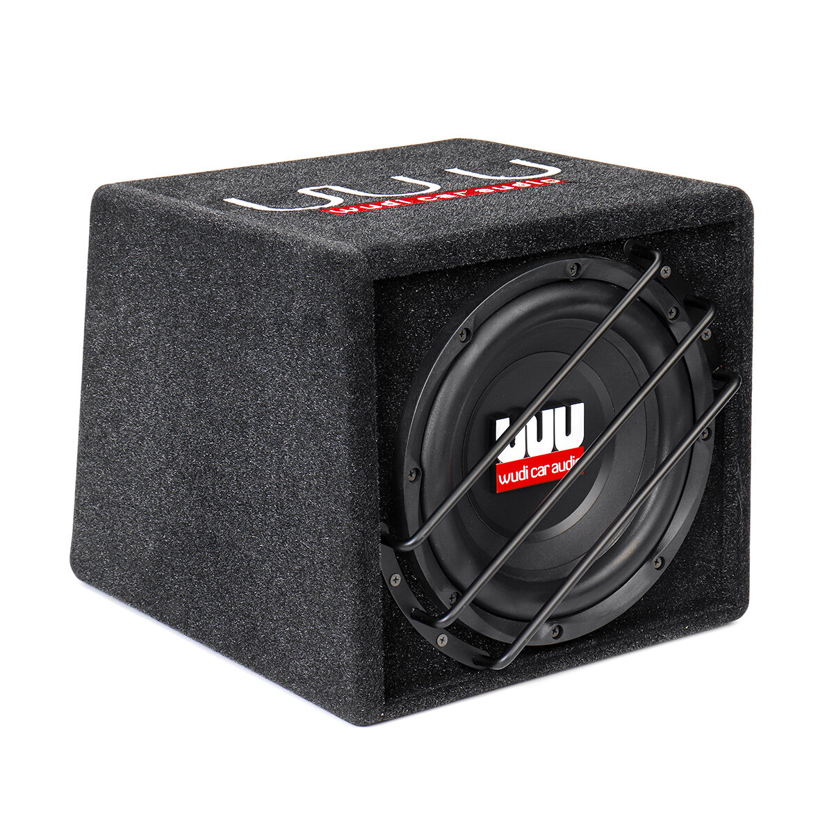 10inch 1200W Car Subwoofer Audio Bass Box 12V Power Amplifier bluetooth Audio Music Player Double-pr
