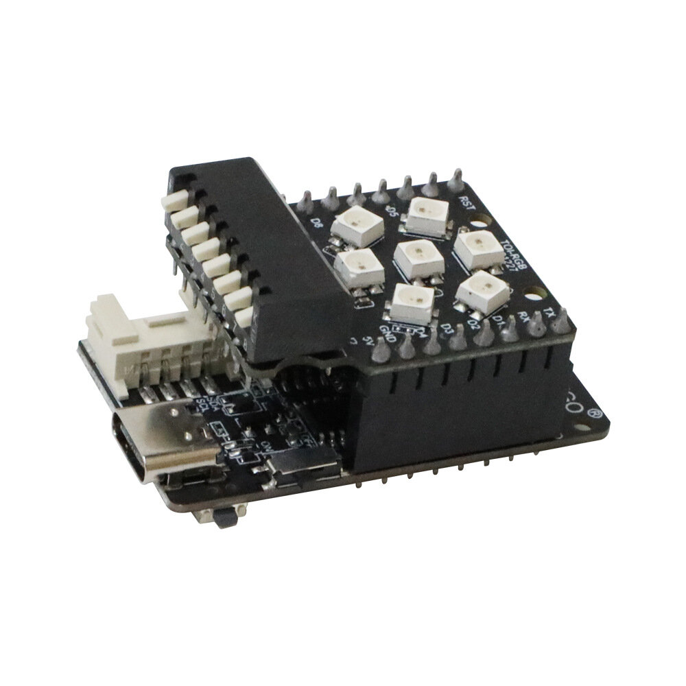 

LILYGO® TTGO T-OI PLUS RISC-V ESP32-C3 Chip V1.0 Module Rechargeable 16340 Battery Holder Support Wi-Fi BLE Development