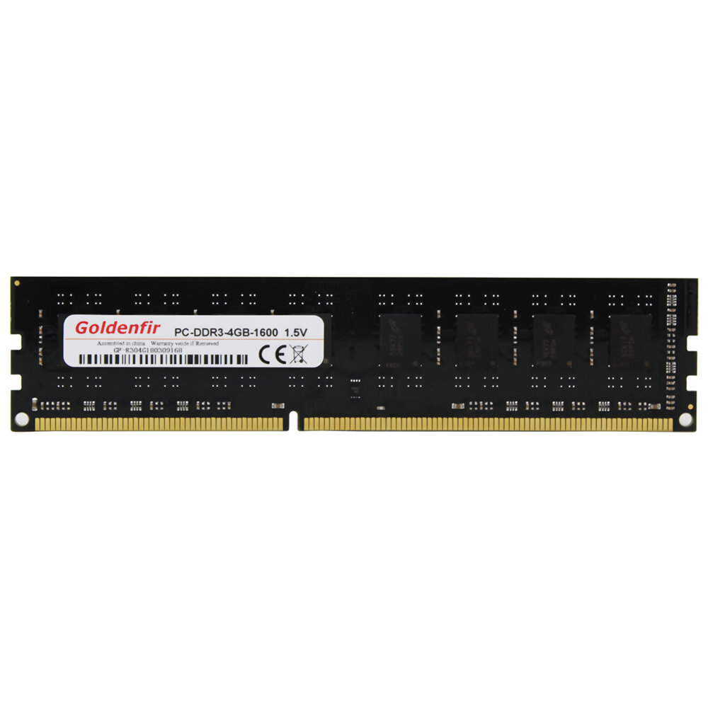 Goldenfir DIMM رام DDR3 4GB / 8GB 1600Mhz ذاكرة الكمبيوتر لجميع الكمبيوتر المكتبي انتل AMD الكمبيوتر
