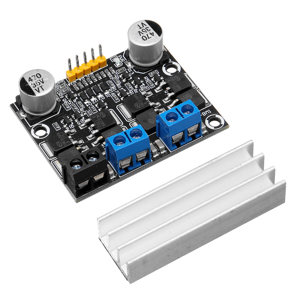 10A Dual-channel DC Motor Drive Module PWM Speed Dimming 3-18V Low Voltage High Current
