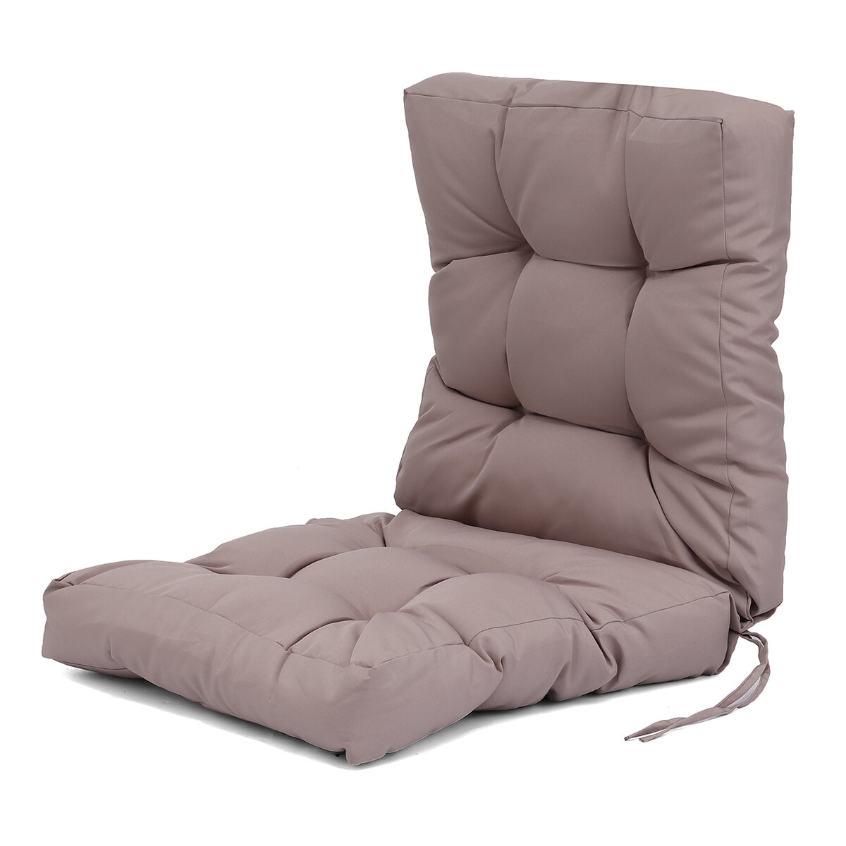 High Back Chair Cushion Waterproof Sofa Recliner Chair Cushion Seat Back Pad Tatami Mat for Office Home Patio Backyard G