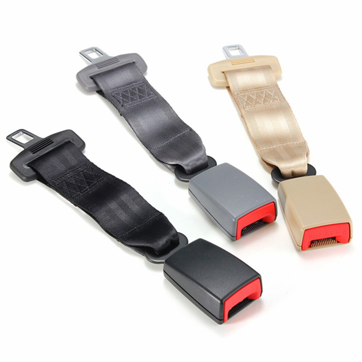 1x Universal Car Seat Seatbelt Adjustable Safety Belt Extender Extension Buckle