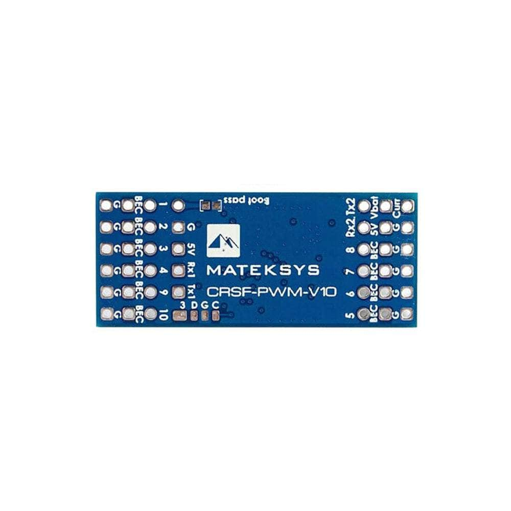 

Matek CRSF-PWM-V10 CRSF to PWM Converter w/ Variometer 10CH PWM Output for TBS CRSF Protocol 2.4GHz 915MHz 868MHz 433MHz