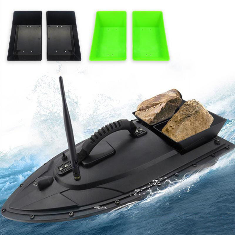 ZANLURE 500m Smart Fishing Bait Boat Double Silo RC Boat Electric Intelligent Fish Finder Boat Outdoor Fishing Hunting
