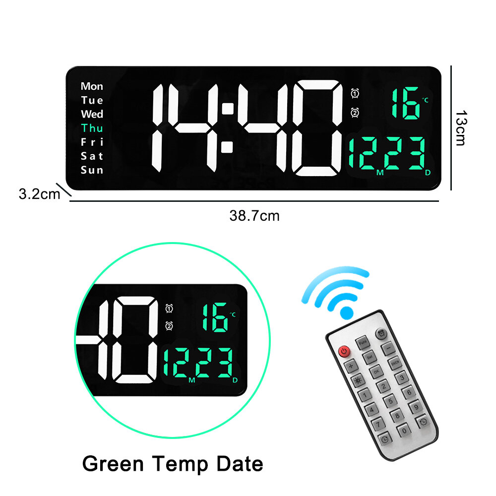 best price,agsivo,inch,digital,wall,clock,discount