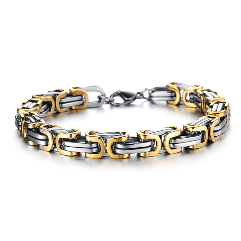 

Titanium Steel Irregular Geometric Cuff Bracelets