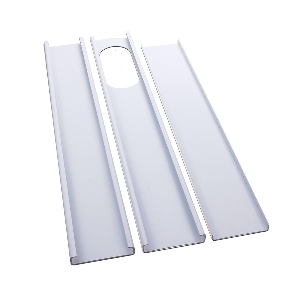 3pcs Adjustable Window Slide Kit Plate Air Conditioner Wind Shield For Portable Air Conditioner