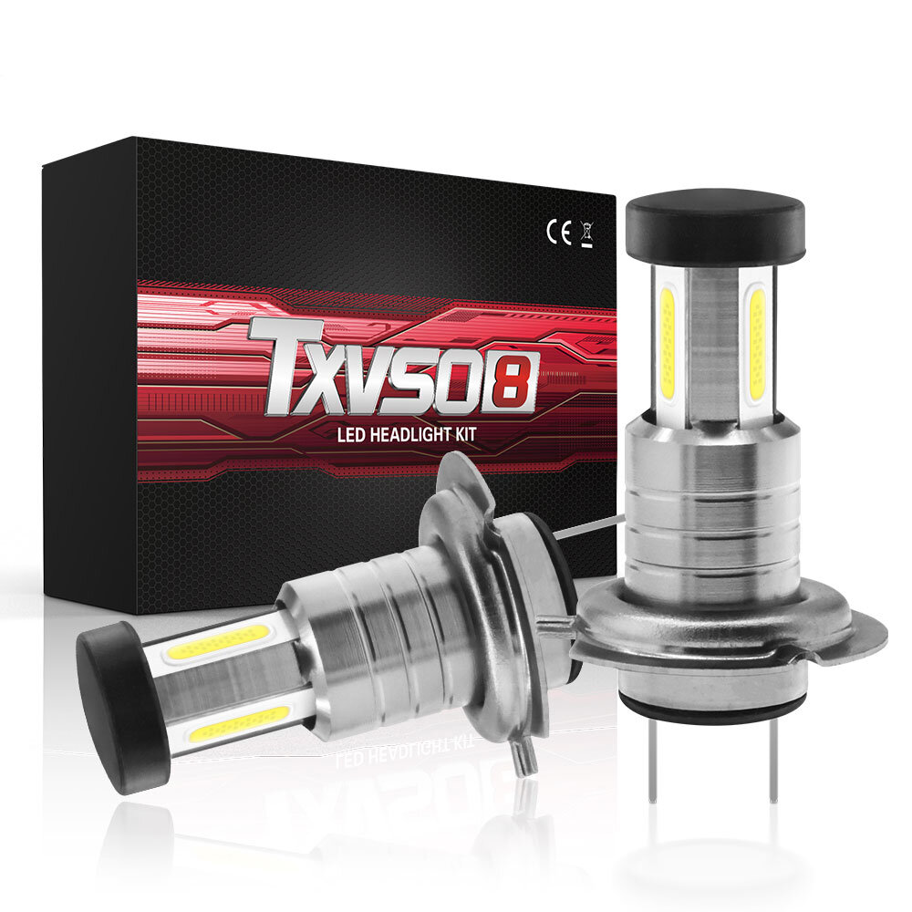 TXVSO8 M7 MAX H7 2PCS 110W Auto LED Koplamp Lamp 26000LM 6000K Auto Koplamp Mistlampen IP68 Waterdic