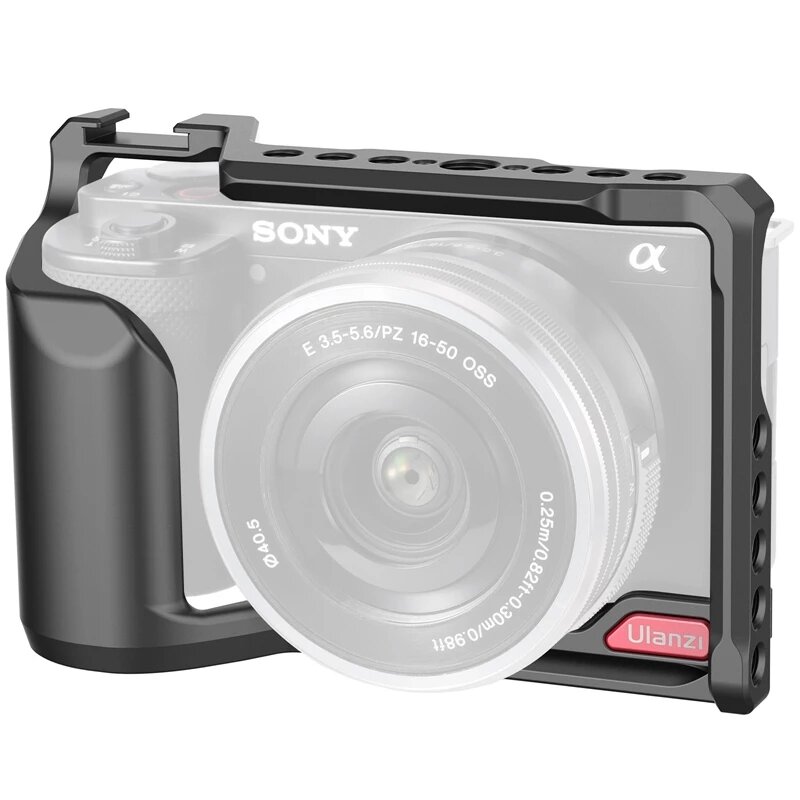 Ulanzi C-ZVE10 Camerakooi met Kooihandvat Ingebouwde Arca Quick Release Plate Cage Rig Kit voor Sony