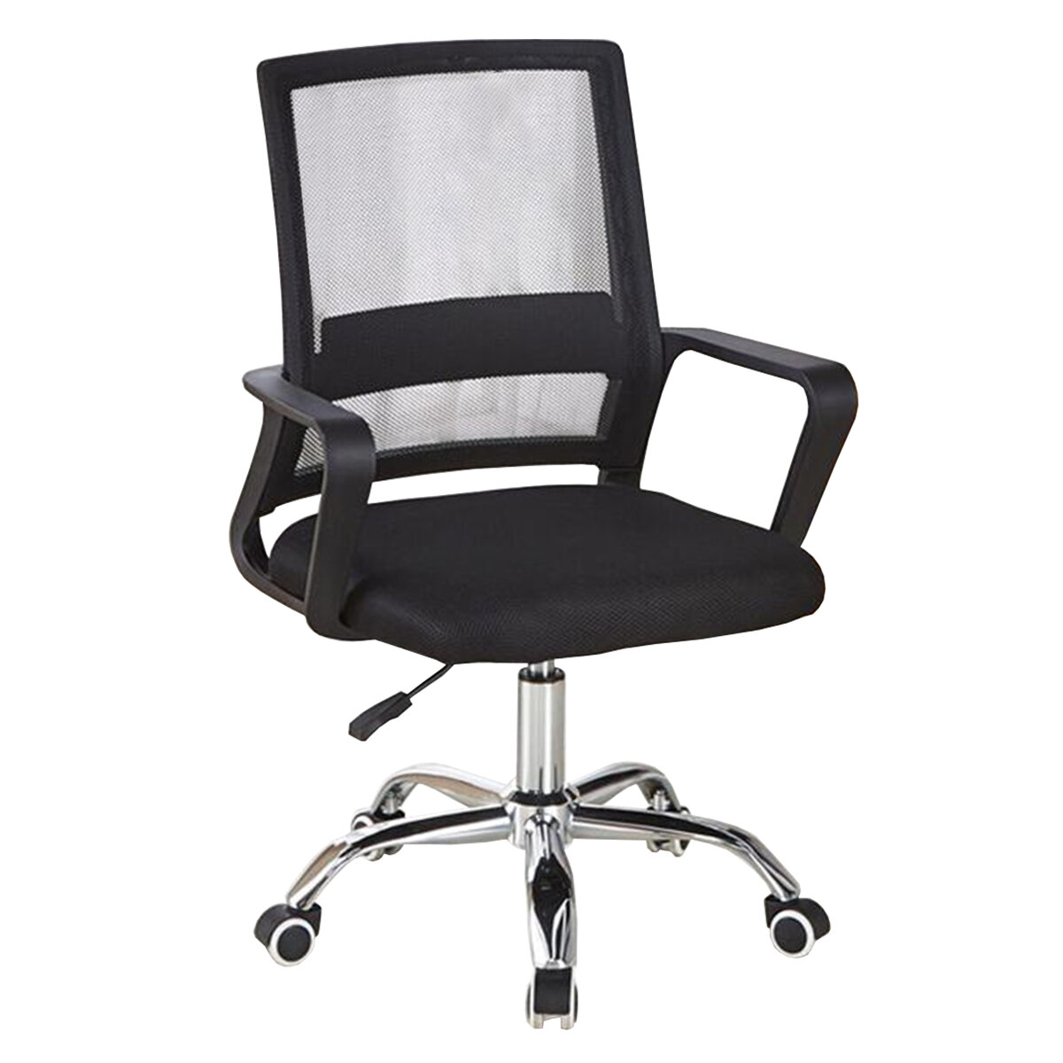 

Office Mesh Chair Ergonomic Swivel Mid-back Computer Desk Seat Metal Base Adjustable Lifting Chair Home Office Furniture