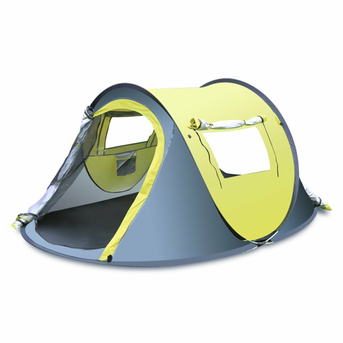 3-4 Personne Randonnée Camping Tente Imperméable Automatique Pop Up Tente Abri Rapide