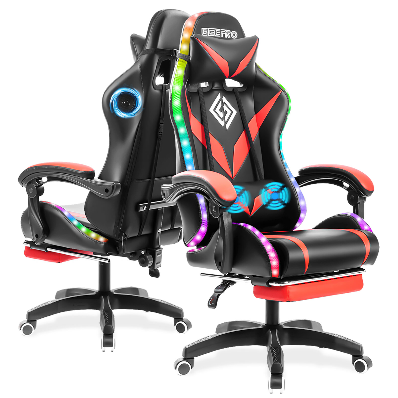 Gaming Chair LED Ergonomic
