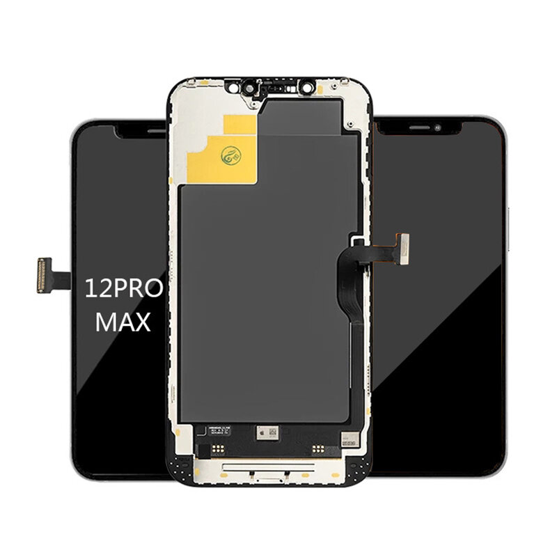 

LCD Display for iPhone 12 12 Mini 12Pro 12 Pro Max 3D LCD Touch Screen Digitizer Replacement Kit