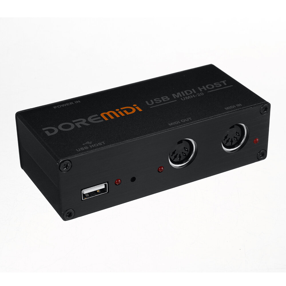 DOREMiDi High-Speed USB MIDI-interfaces Hostbox MIDI Host USB naar MIDI-converter