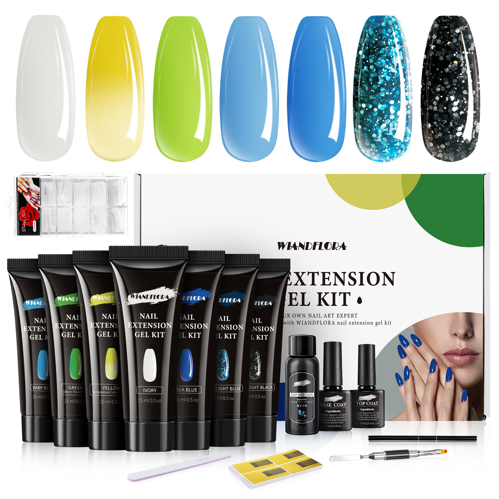 Wiandflora Poly Extension Gel Nagelkit