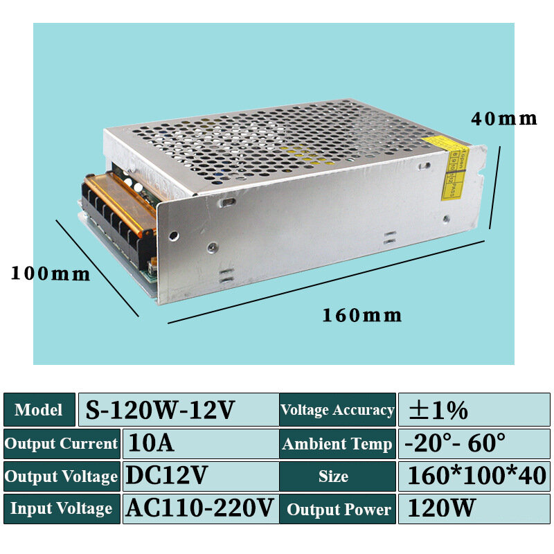 best price,dc12v,10a,120w,switching,power,supply,discount