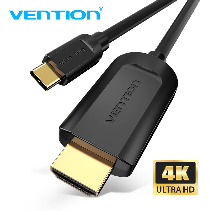 VENTION USB C naar HDMI Kabel 4K @ 30Hz HD Vedio Kabel Voor MacBook Huawei Mate 30 P30 Pro Galaxy S2