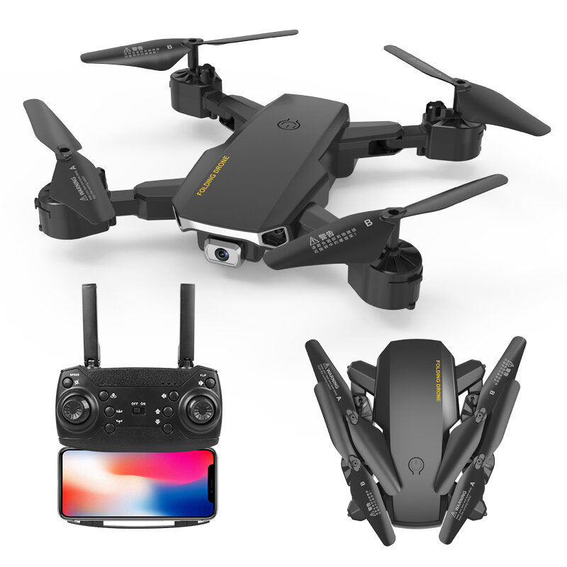 S60 Mini Drone WIFI FPV met 4K HD Camera Optische Stroom Positionering 15 minuten Vliegtijd Opvouwba