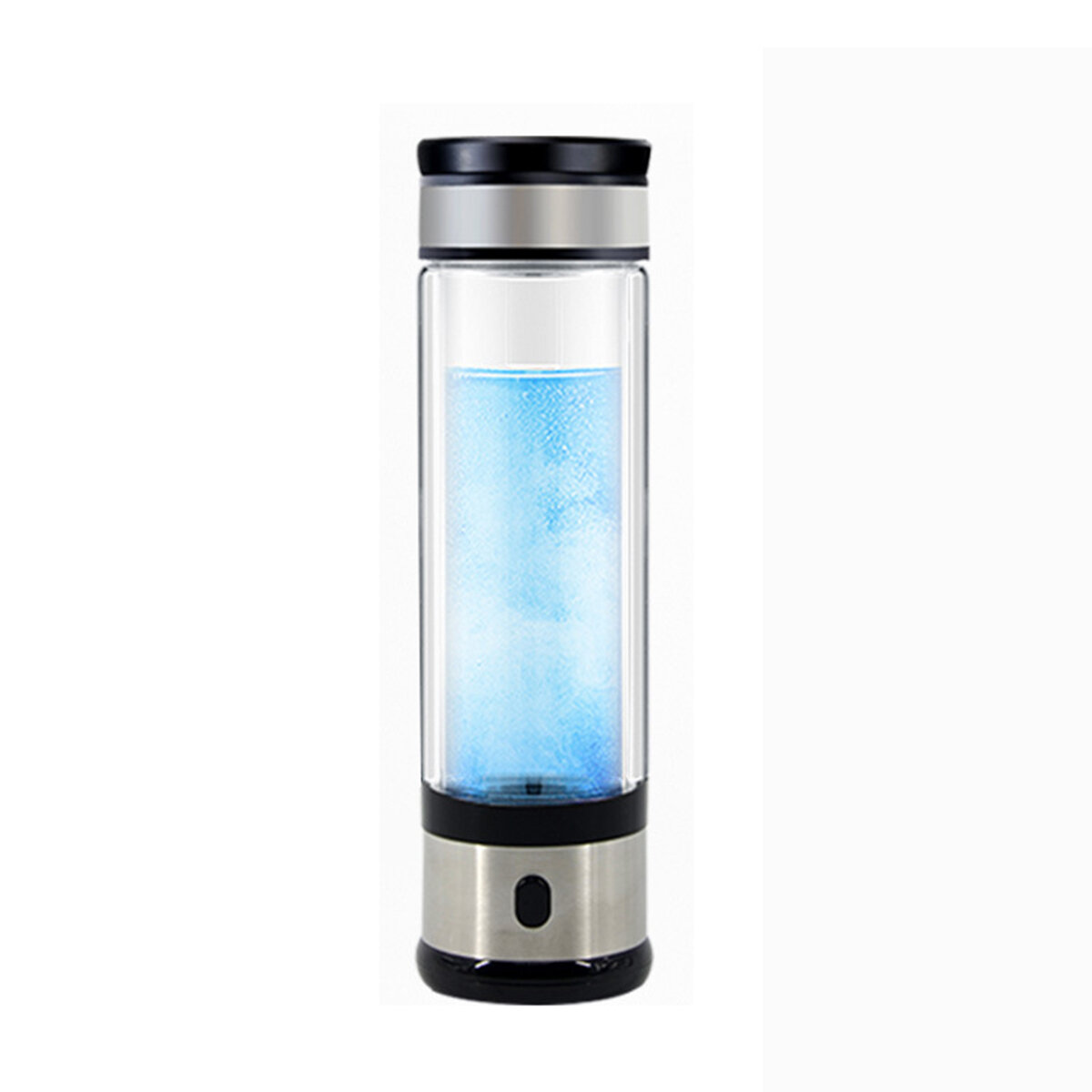 

Portable Hydrogen-Rich Water Maker Electrolysis Ionizer Water Bottle Glass Cup