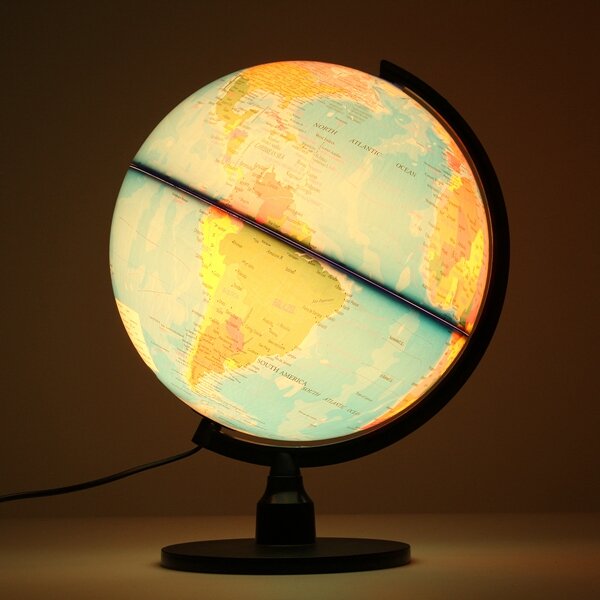 

Творческий Мир Illuminated Earth Globe Вращающийся Night Light рабочего украшения