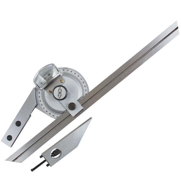 0-360 ? Stainless Steel Universal Bevel Protractor Hoekzoeker Hoekig Dial Ruler Goniometer met 300mm