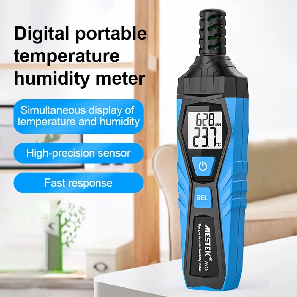 

Portable Handheld LCD Digital Thermometer Hygrometer Indoor Room Temperature Humidity Meter Sensor Gauge Weather Station