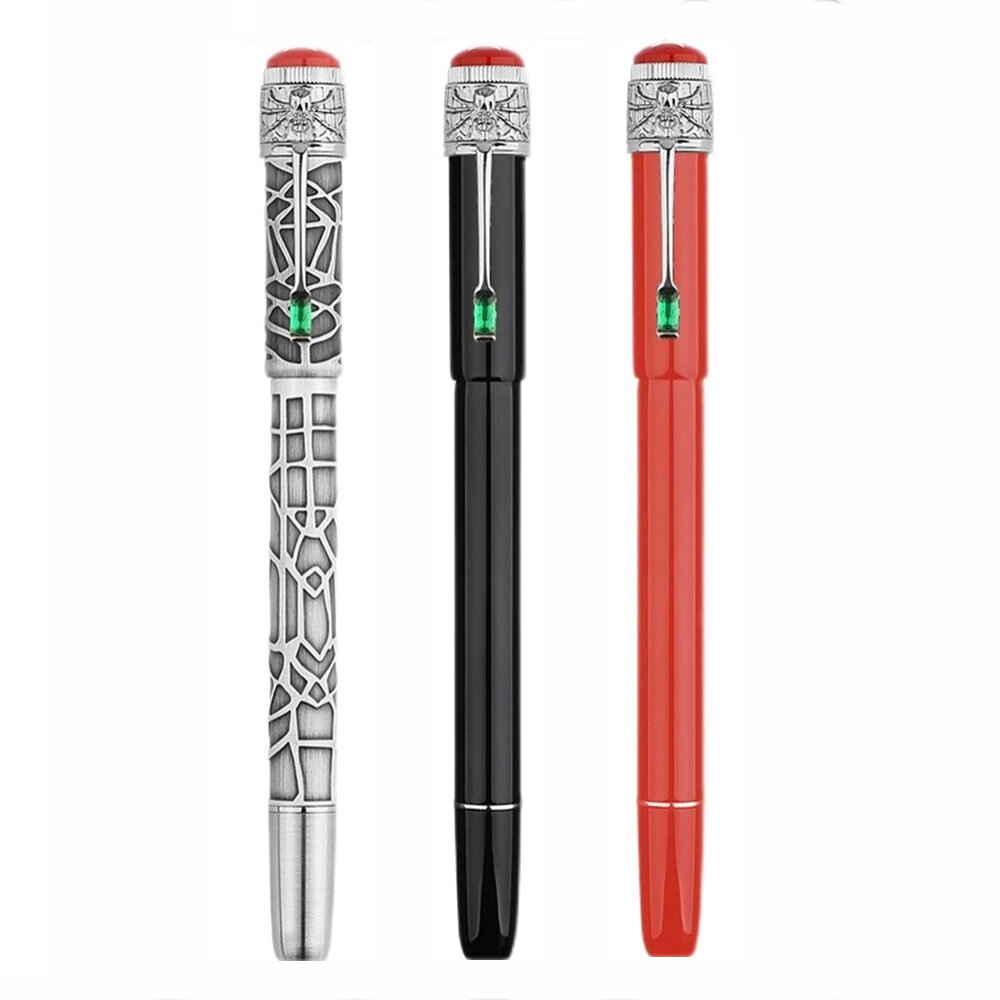 

Moonman F9s 0.5mm Resin Spider Fountain Pen Writing Ink Pen Smooth Writing Signing Business Pen Gifts for Family Friends