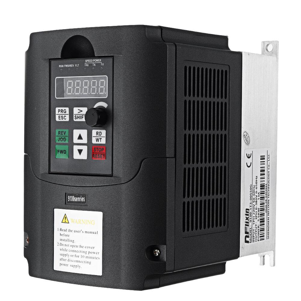

220V To 380V Variable Frequency Speed Control Drive VFD Inverter Frequency Converter Frequency Changer 0.75KW/1.5KW/2.2K