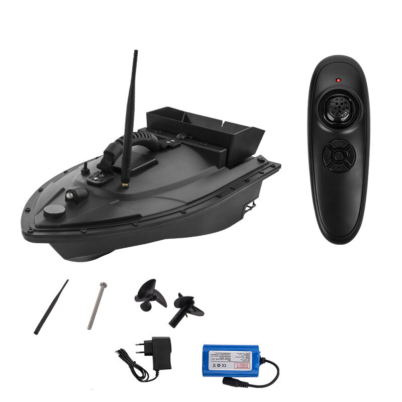 

600M Remote Control Fishing Bait Boat with 4 Night Lights Single Warehouse Boat Fixed Speed Cruise Smart RC Nesting Larg