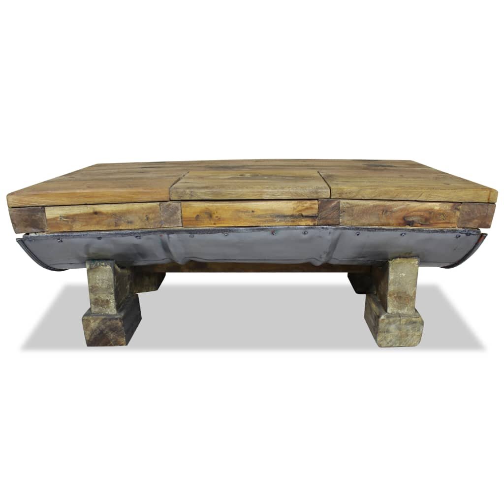 

Coffee Table Solid Reclaimed Wood 35.4"x19.7"x13.8