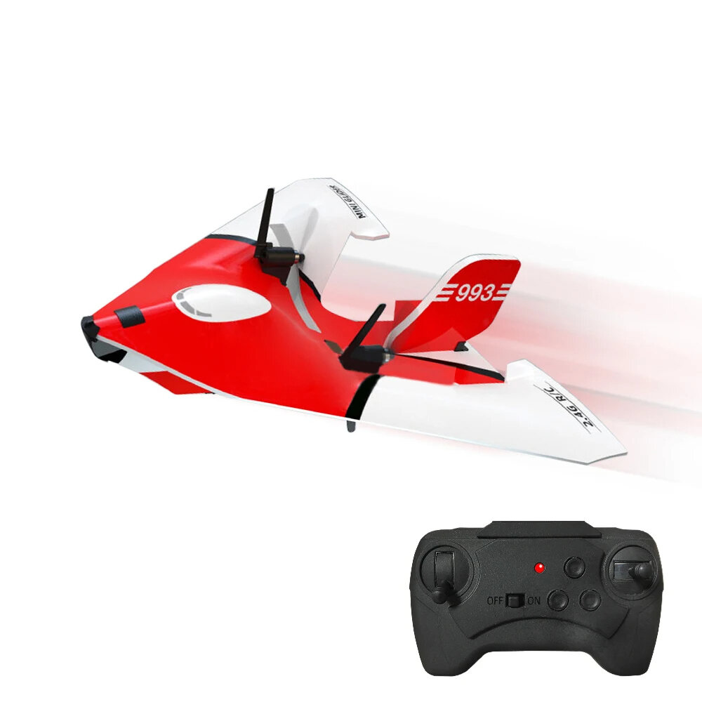 Ushining 993 2.4GHz MPP Delta Wing RC Airplane Glider RTF with Integrated Gyroscope for Beginners
