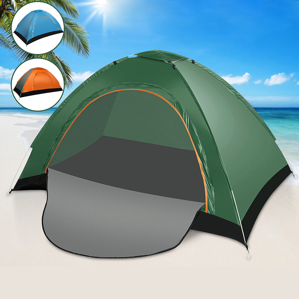 1-2人用のキャンプテント、通気性、風防、UV防止、ビーチテント、シェルター。