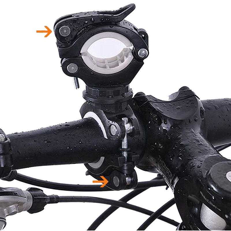 BIKIGHT 360 ? hoek Rotatie Bike Zaklamp Houder Clip Multifunctionele lampstandaard Bevestigingsstand