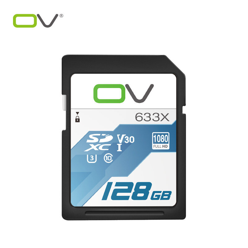 

OV 633X 128GB Storage Card SD Memory Card High Speed 300MB/S 4K Full HD Micro SD Card for Digital Camera Video Recording