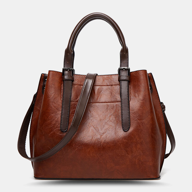 Women Lightweight Breathable Soft Vintage Large Capacity Crossbody Bag Shoulder Bag Handbag