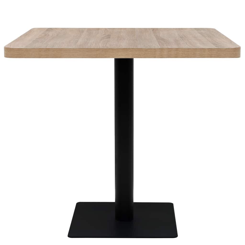 Bistro Table MDF and Steel Square 31.5