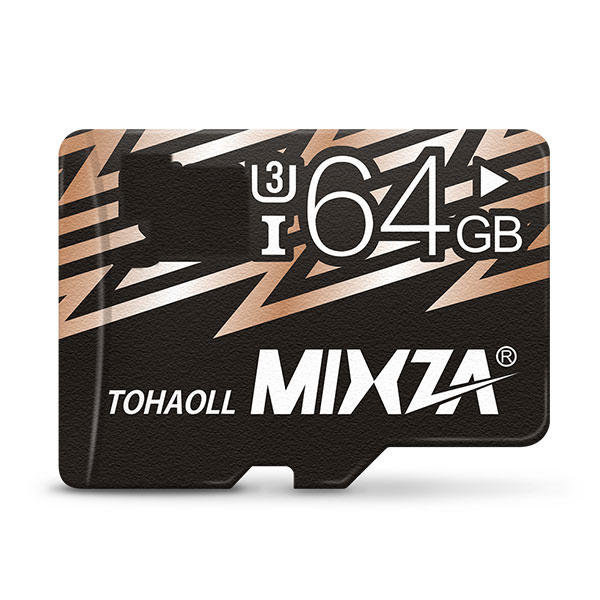 Mixza Cool Edition 64GB U3 Class 10 TF Micro Memory Card for Digital Camera TV Box MP3 Smartphone