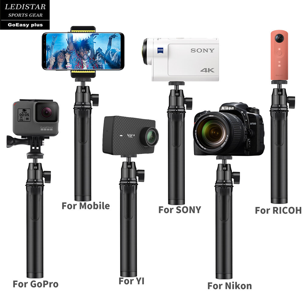 

10 in 1 Outdoor Shooting Accessories Combo Universal Telescopic Selfie 8cm-31cm Tripod Smartphone Bracket Bluetooth Clim