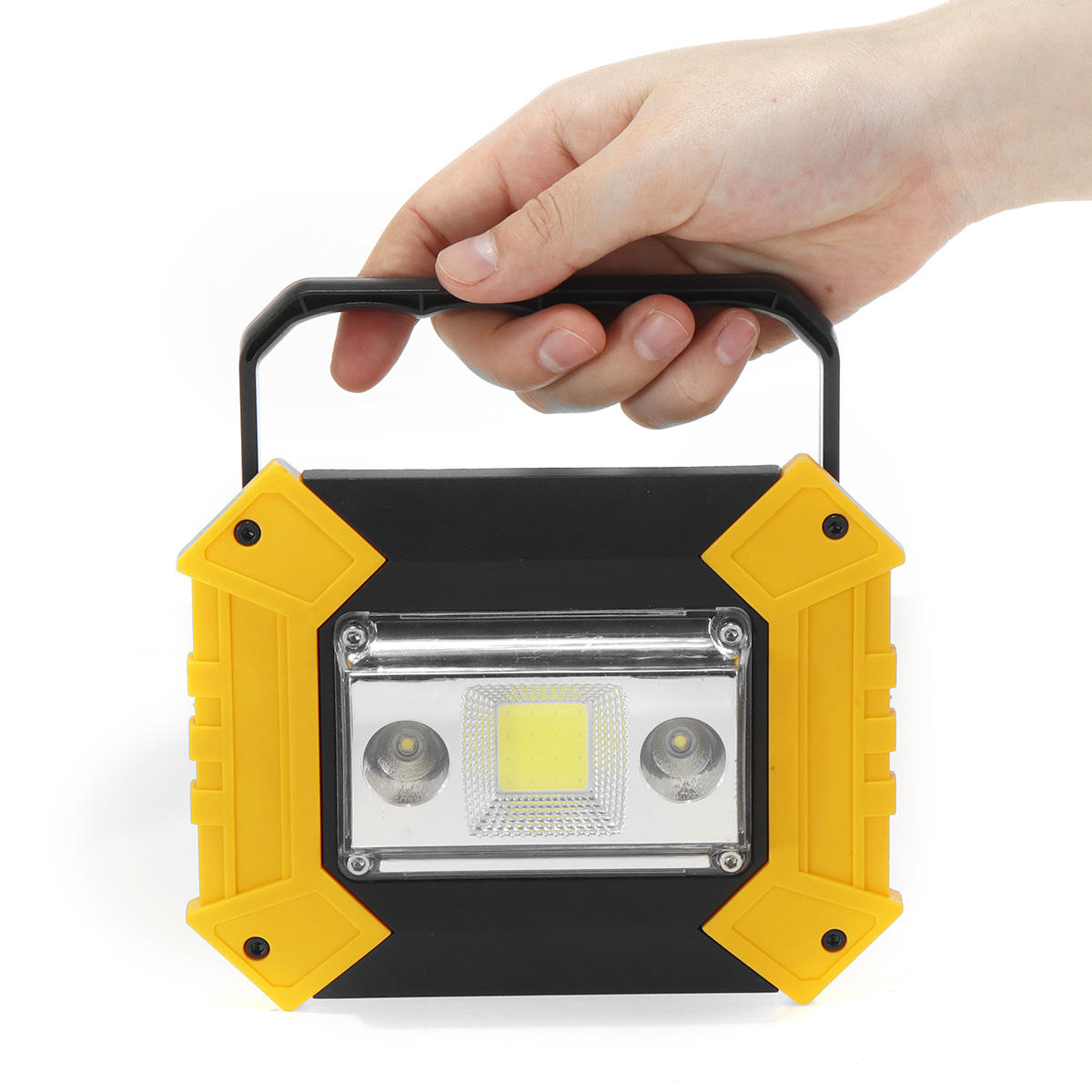 30 W COB LED USB Luz de Trabalho Holofotes À Prova D 'Água 5 Modos Lâmpada de Inundação Ao Ar Livre Camping Lanterna De Emergência
