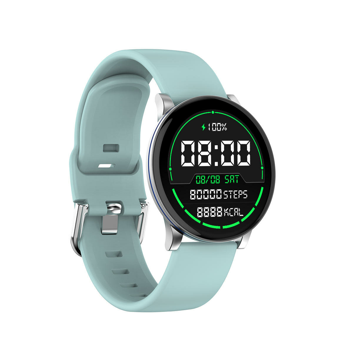 

Bakeey W9 IP68 Full Touch Screen Ultra Thin Wristband Blood Pressure Monitor Long Standby Camera Control Smart Watch