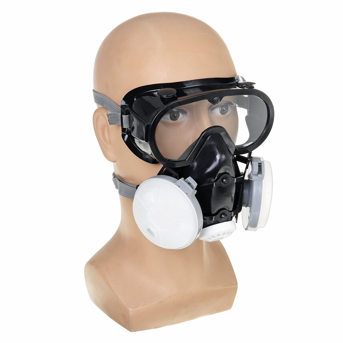 Filters Herbruikbaar gezichtsmasker Anti-stof Ademend Anti-condens Face Cover Fietsen Hardlopen Buit
