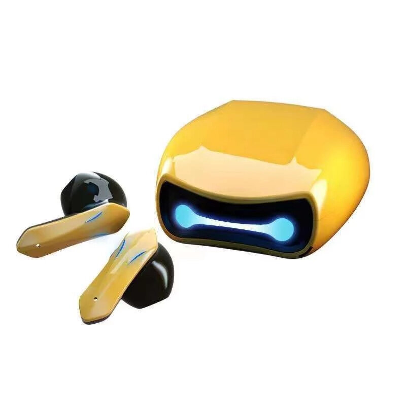R05 TWS bluetooth 5.2 Headset Low Delay Dual-mode Touch Big Horn Game Headset Cool Binaural E-sports